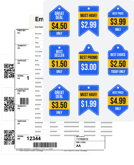 Effortlessly Create & Print <highlight>Professional</highlight> Labels